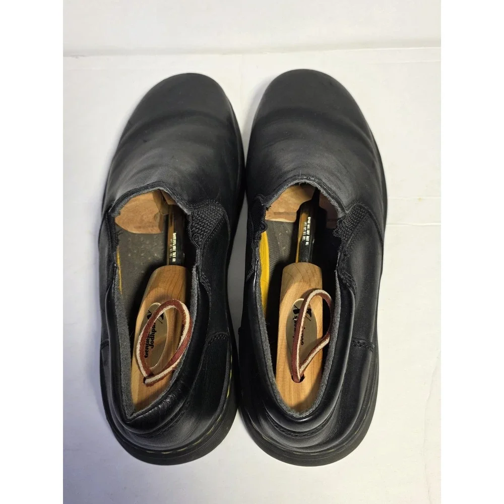 Dr. Martens Tipton‎ Slip On Shoes Black Leather Mens US 12 Made in Vietnam SB2